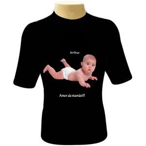 Camisa personalizada preta - Und